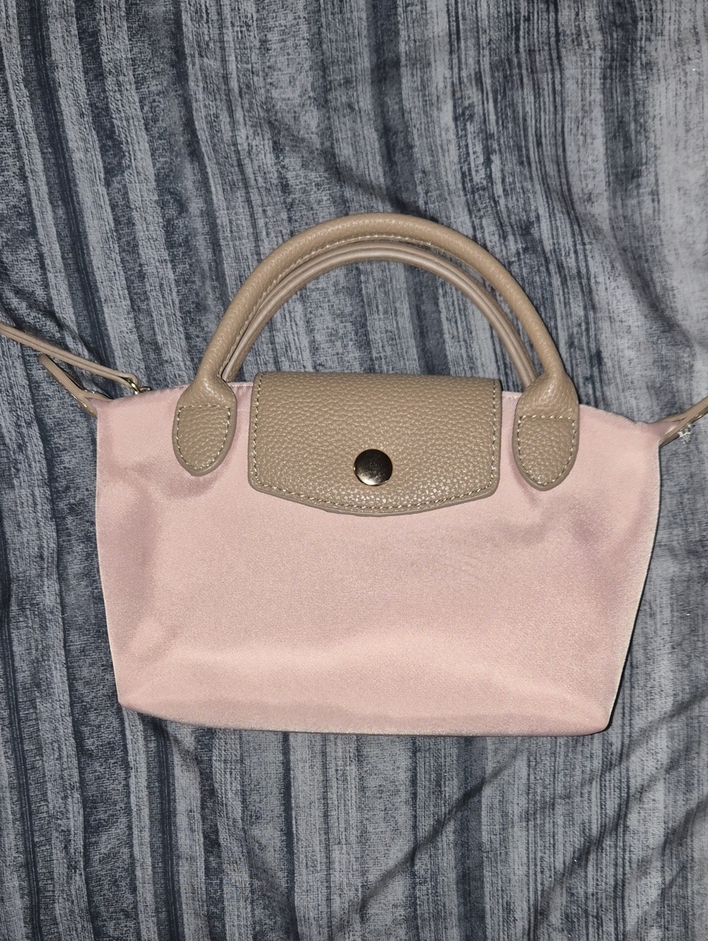 Brand New Mini Bag with Taupe Trim